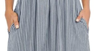 Why We Love the MEROKEETY Striped Midi Dress with Pockets