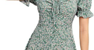 Our Honest Take on the Verdusa Floral Puff Sleeve Mini Dress