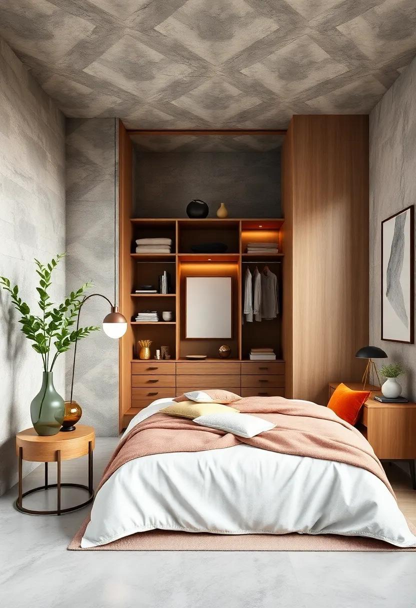 25 Inspiring Ideas for Small Bedrooms with Open Closet Systems to Maximize Style and Space