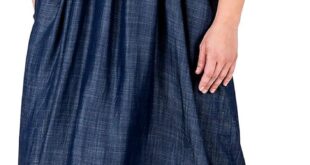 Our Honest Take on the Standards & Practices Plus Size Denim Maxi Dress