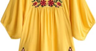 Our Take on the Kafeimali Embroidered Summer Dressy Top