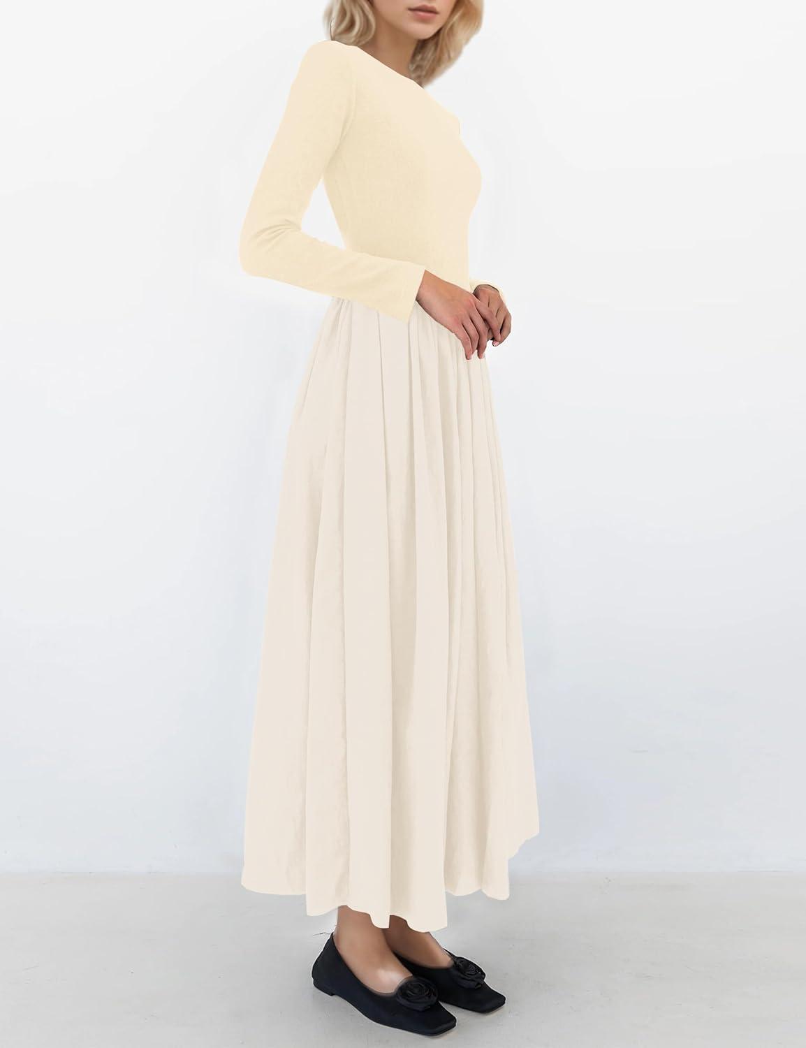 Our Honest Take⁣ on the Women's Boat Neck Maxi Dress Fit and Flow