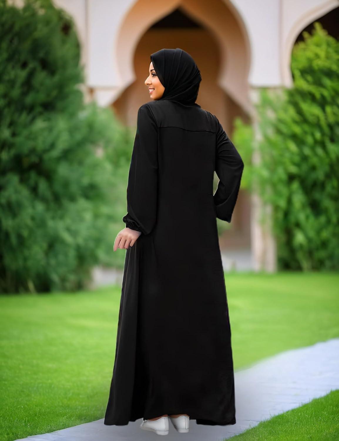 Our ‍Honest Take‍ on the Muslim Abaya Dress with Front⁤ Zipper & ‍Pockets