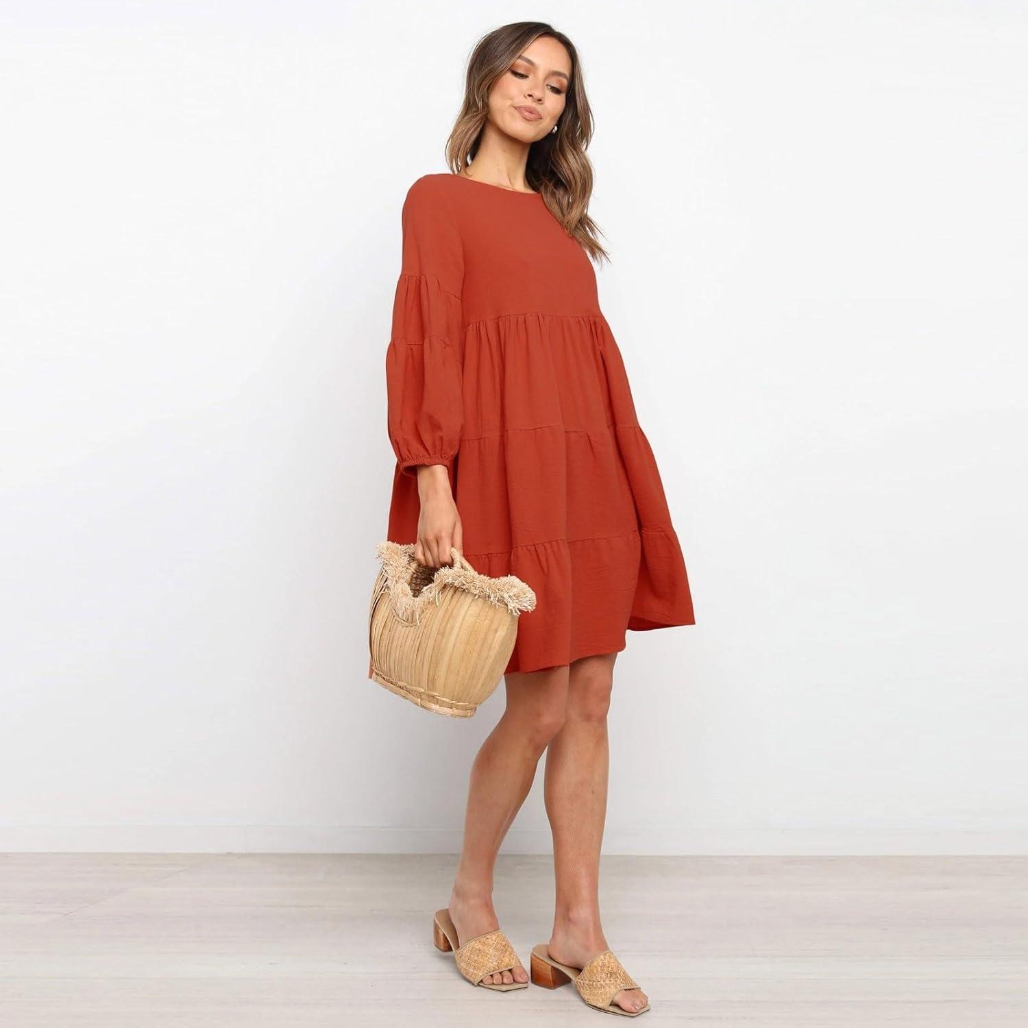 Discovering Our⁣ Go-To Casual‍ Long Sleeve Midi ⁤Dress: comfort & Style Combined