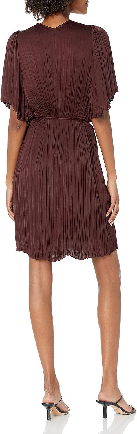 Our Take on Vince's Crushed Satin Flutter Sleeve Dress