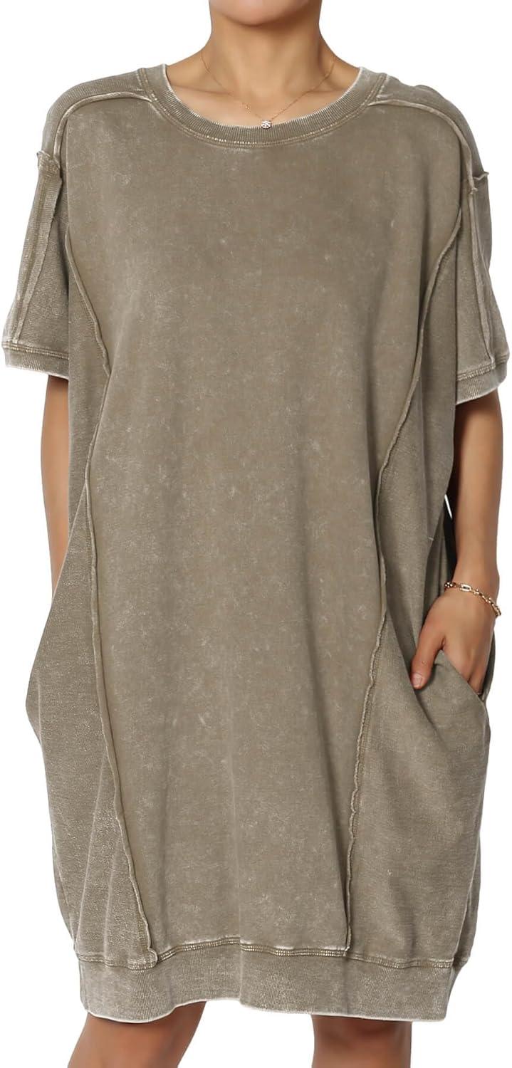 Our ‍Take‍ on TheMogan's Oversized Acid Wash T-Shirt Dress