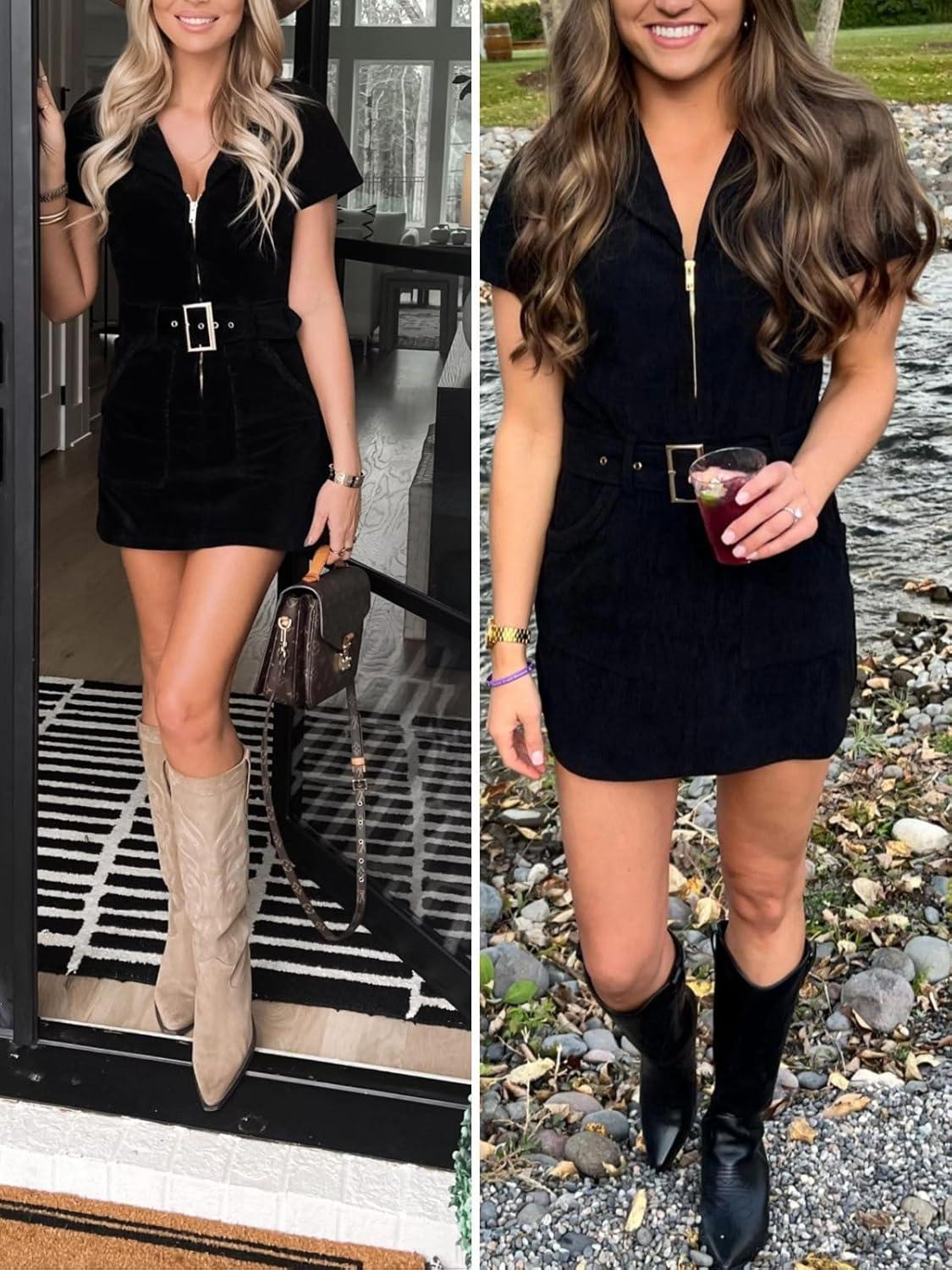 Why we Love This Corduroy Mini Dress: Stylish,Comfy & Practical