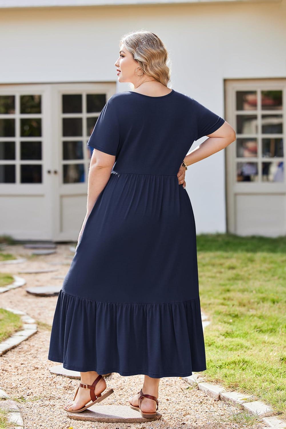 Why We Love⁤ IN'VOLAND's Plus size summer Maxi Dress With Pockets