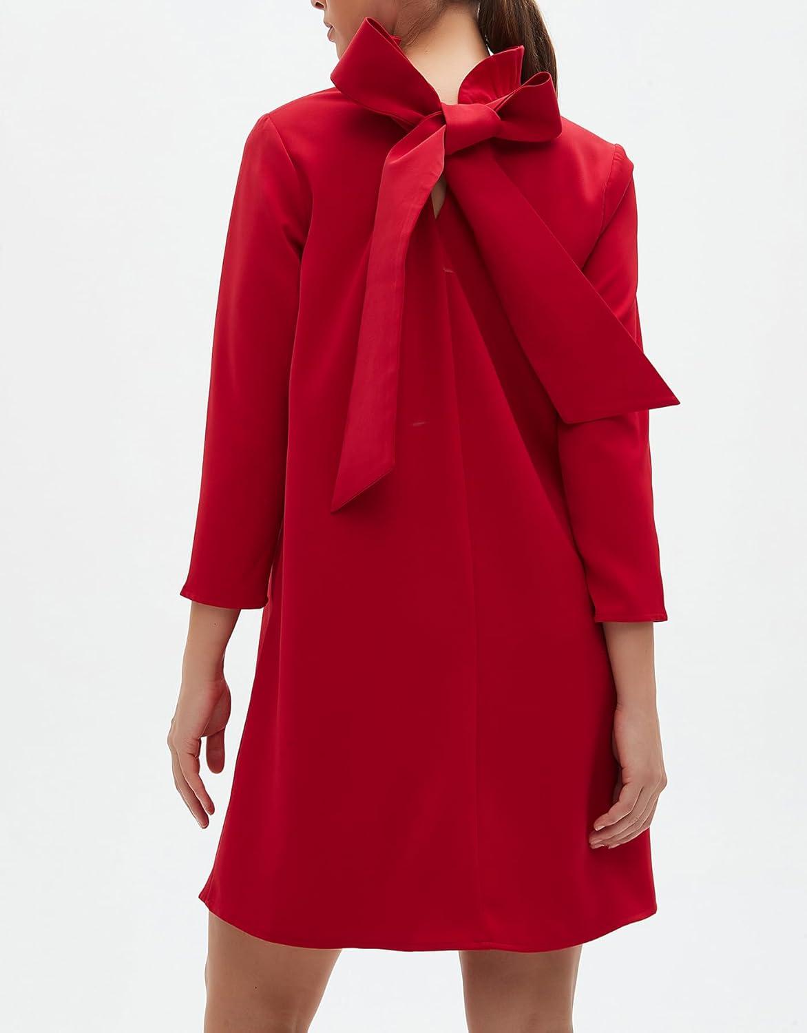 Discovering Kedera's ⁤Fall Bow Tie ‍Dress: Our Elegant Mini Dress Review