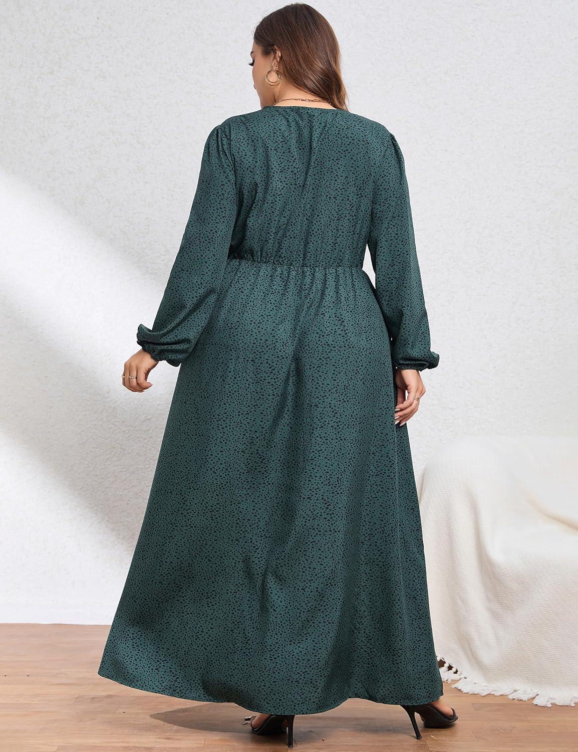 Our Take on the KOJOOIN Plus Size Wrap Maxi Dress: Style & Comfort Reviewed