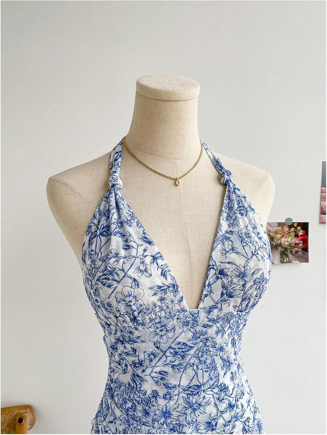 Our Honest Take on the Floral Halter ⁢Mini Dress: Fit, Style & More