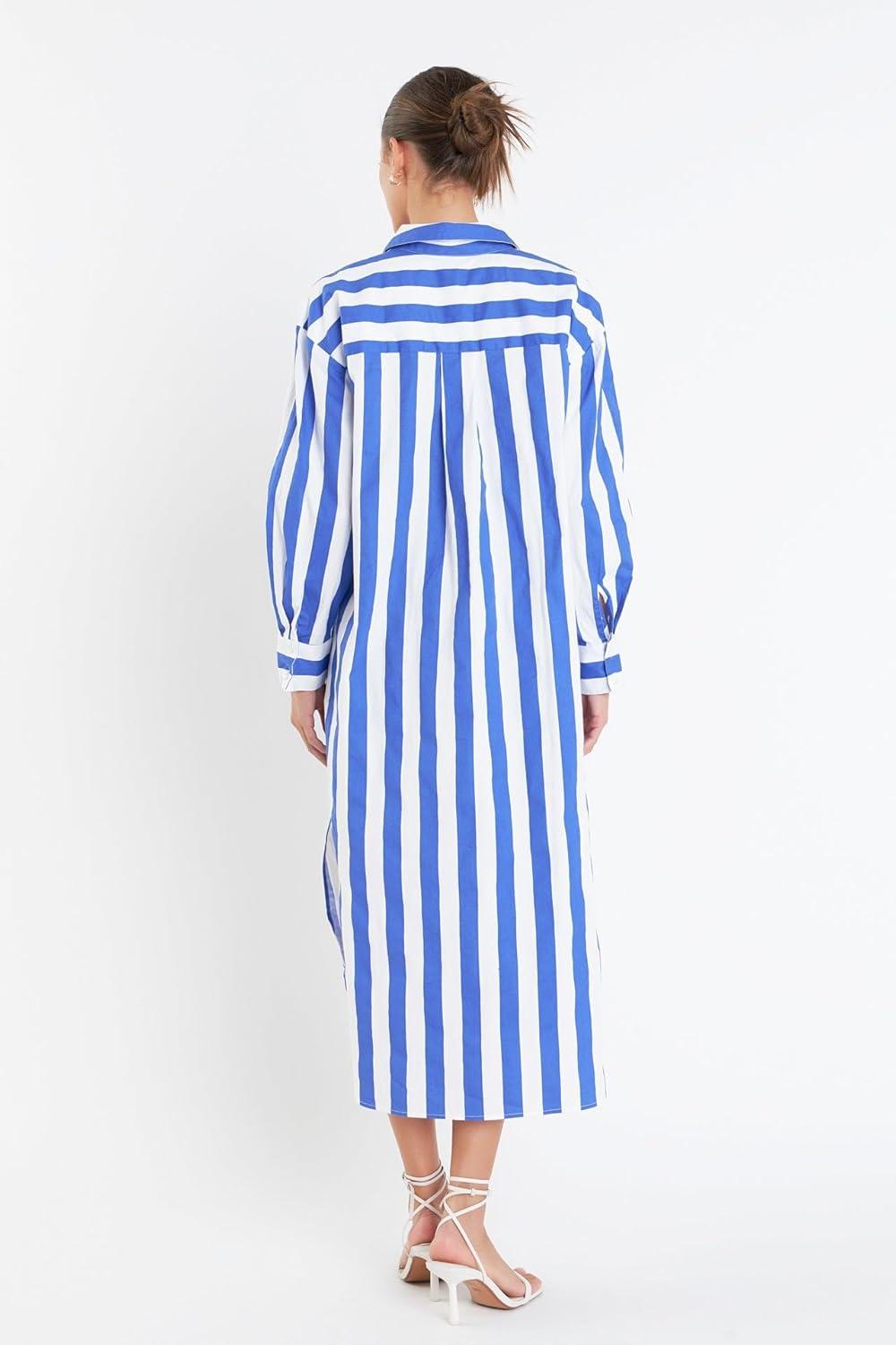 Our take on the English Factory Women's Big Stripe Maxi Dress