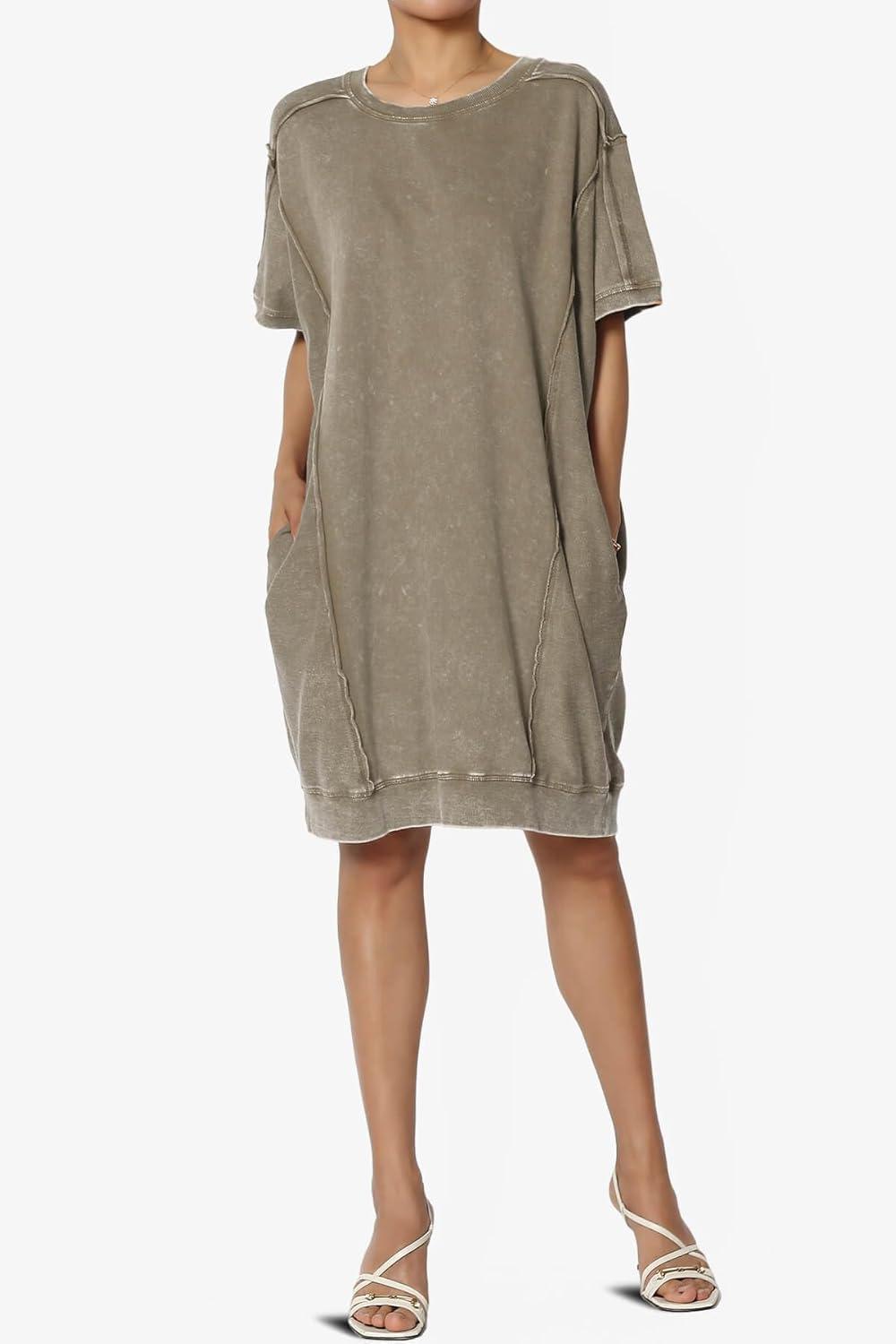 Our Take on TheMogan's Oversized ‌Acid Wash T-Shirt Dress