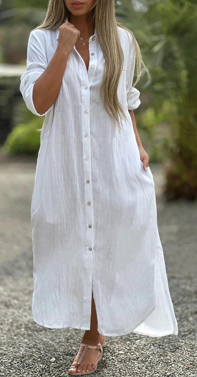 Our Honest Take on ​UTCOCO's ⁢2025 Casual maxi shirt Dress