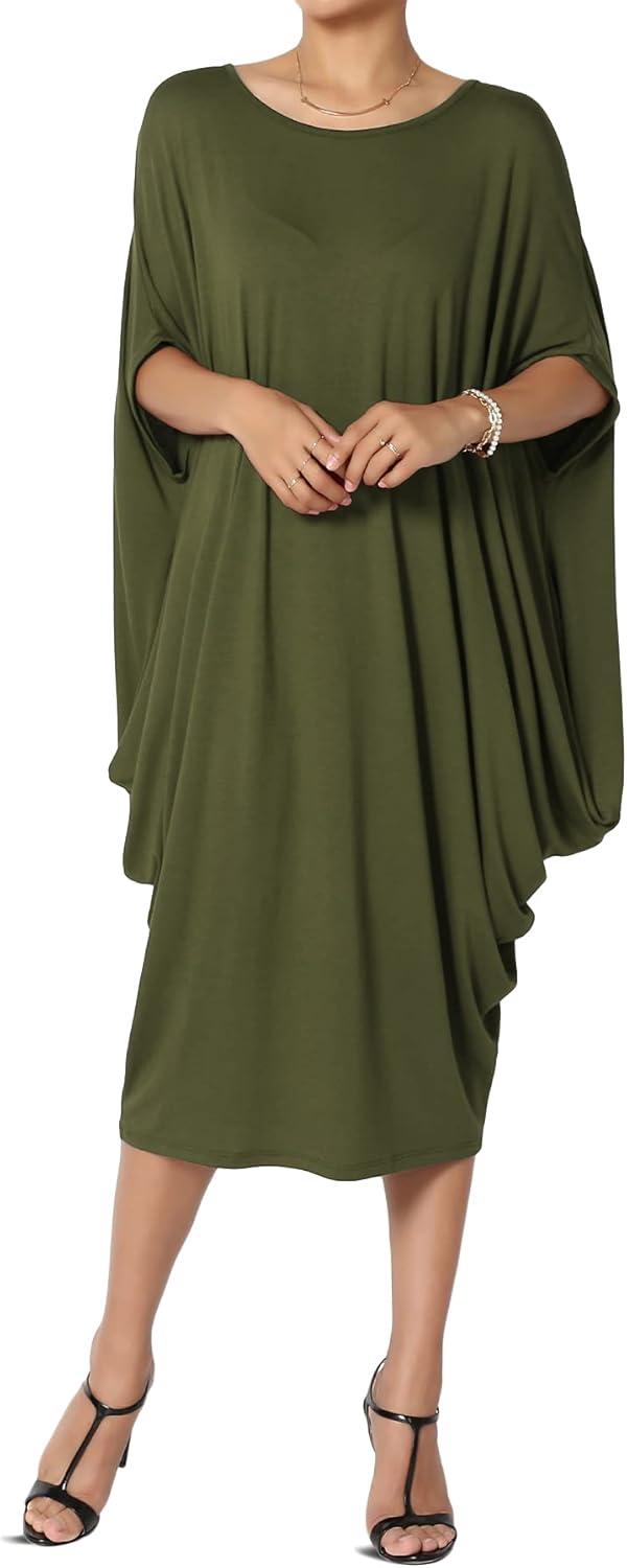 Finding Our Perfect Fit: TheMogan's Casual to evening Midi⁢ Dress Reviewed