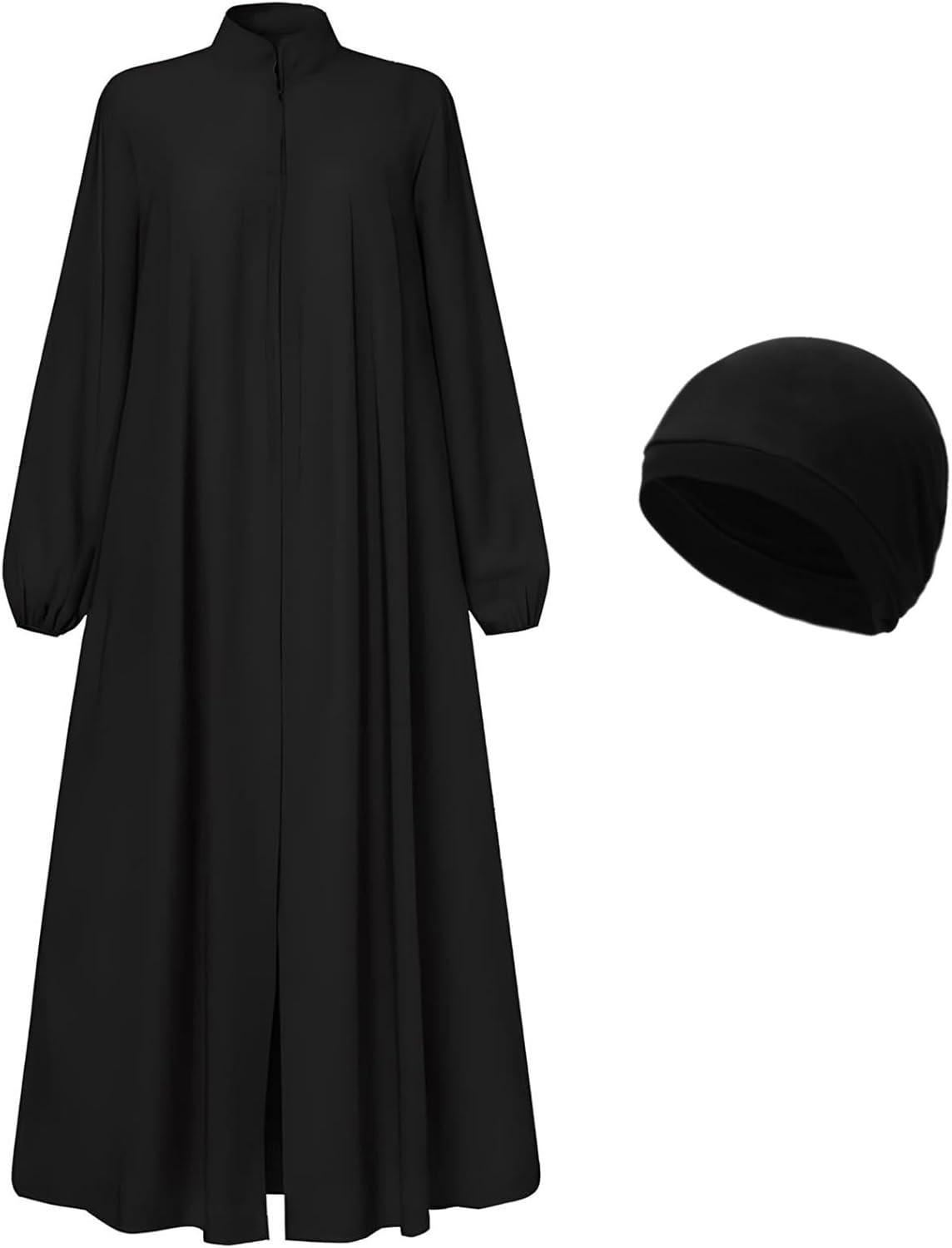 Our honest Take on the Muslim ‍Abaya Dress​ with Front Zipper⁢ & Pockets
