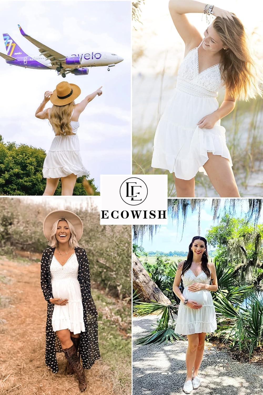 Our⁤ Take on⁣ ECOWISH's Elegant V-Neck Lace Mini Summer dress