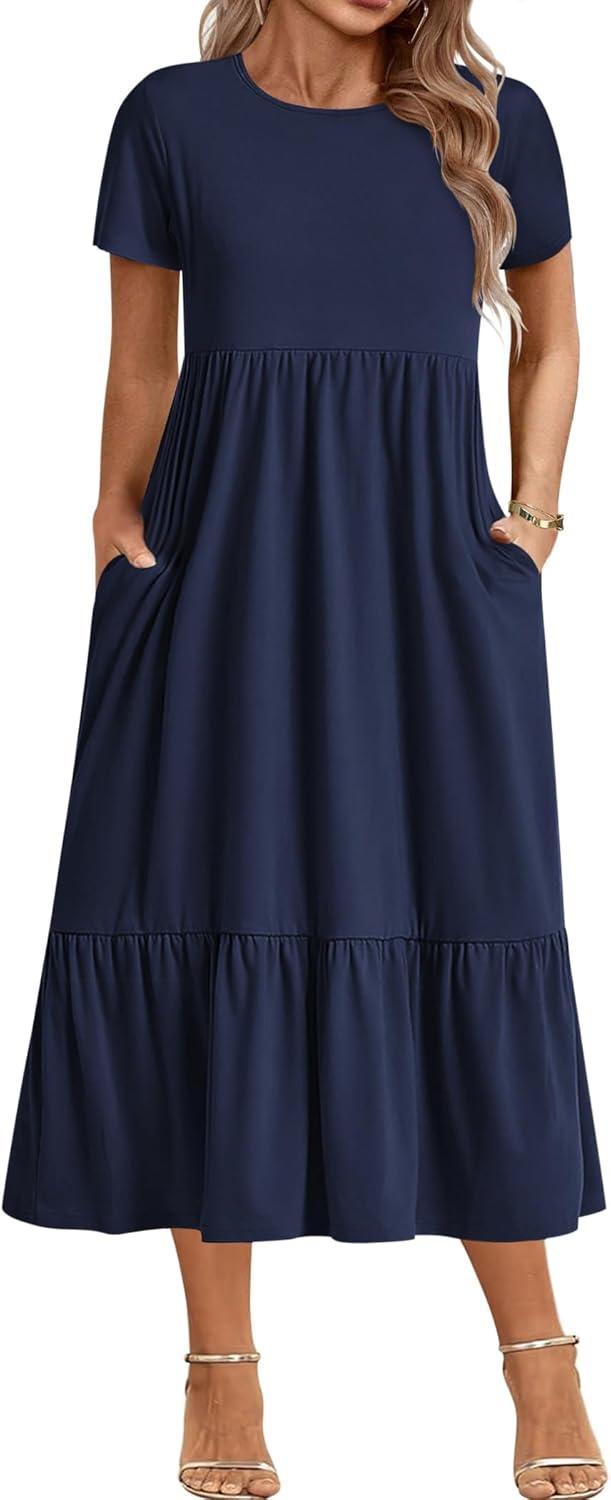 Why We Love IN'VOLAND's Plus Size summer Maxi ⁣Dress With Pockets