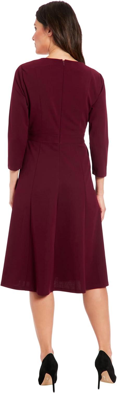 Our Take on the London Times‍ Crepe Fit & Flare Midi Dress