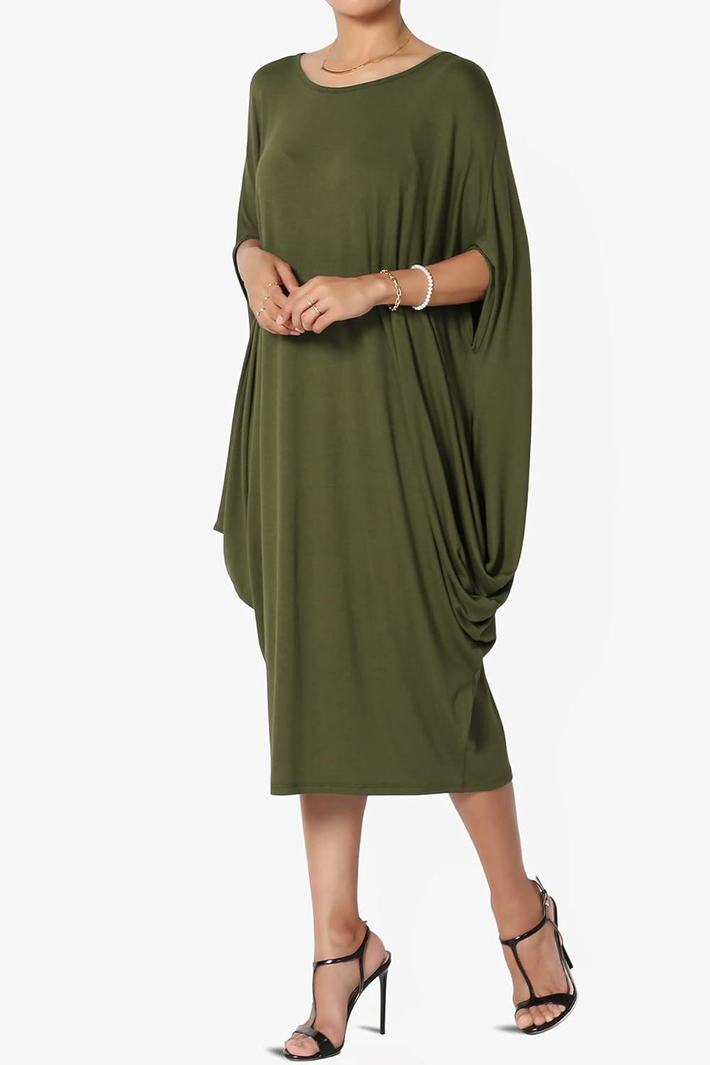 finding Our ⁢Perfect Fit: TheMogan's Casual to Evening Midi Dress Reviewed