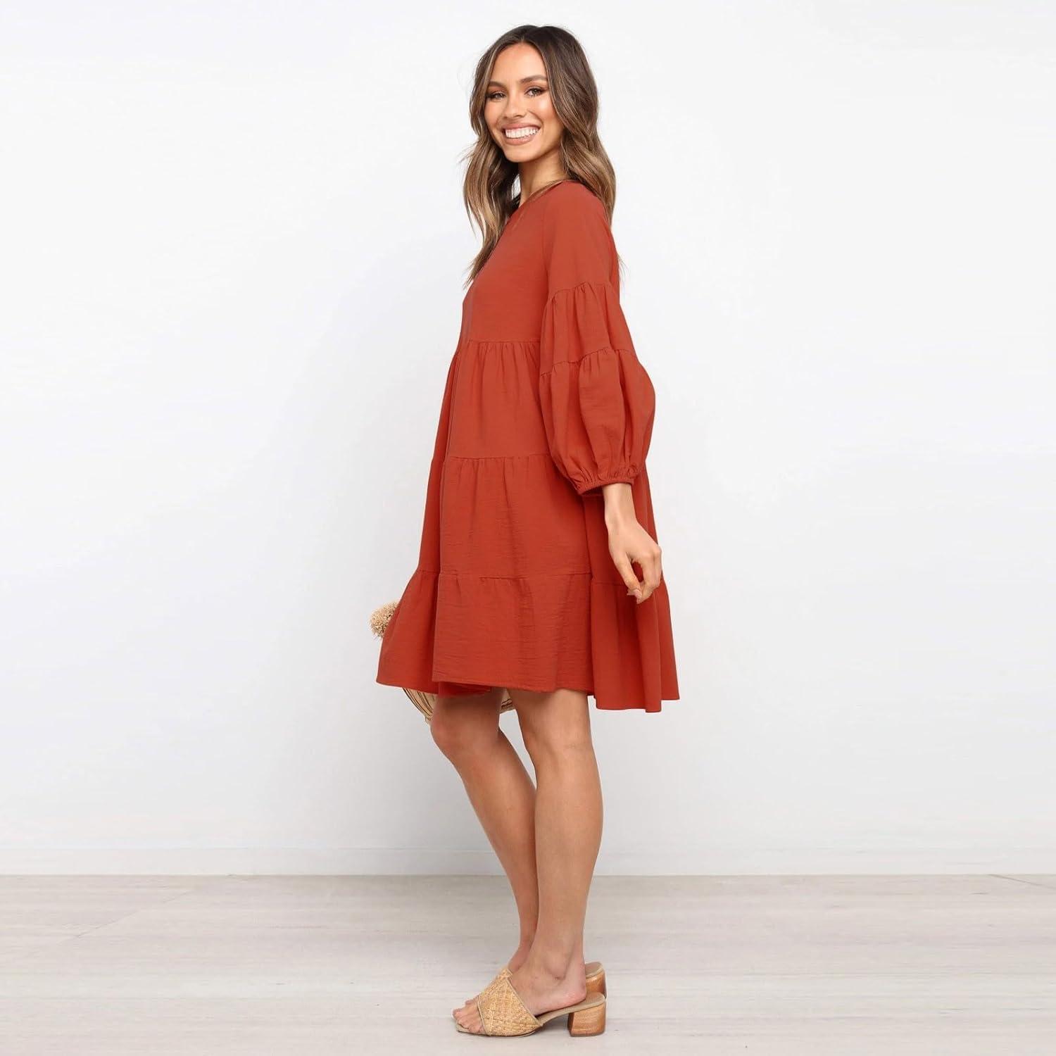 discovering Our Go-To Casual Long Sleeve Midi dress: Comfort & Style Combined