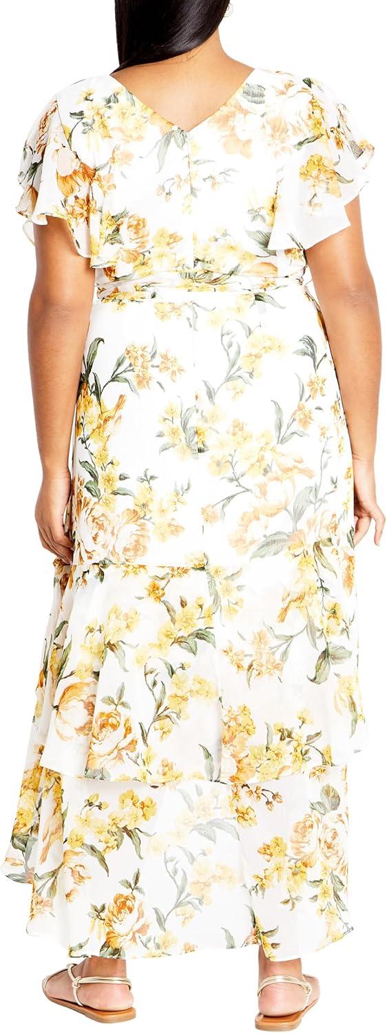 Our⁢ Honest⁣ Take on City Chic's Flirty Tier Print Maxi⁢ Dress