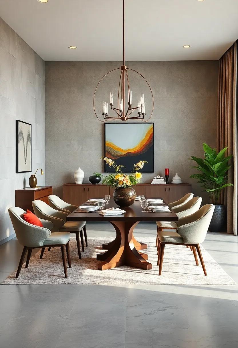 Create a ⁤focal point with a ⁤statement‍ piece:​ A striking vase, sculpture, or centerpiece can elevate your dining décor without‌ a huge investment