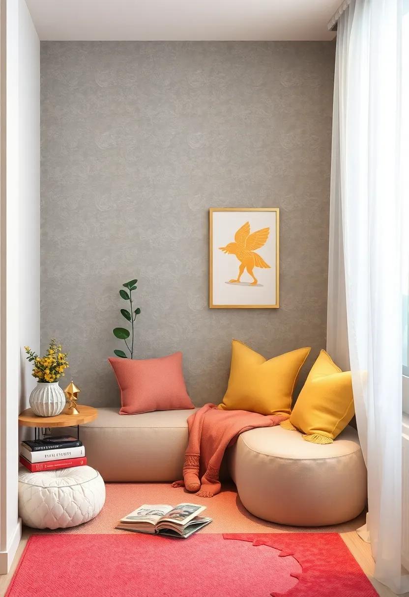 Personal Touches: Include framed artwork or photographs that inspire her, making the corner uniquely hers