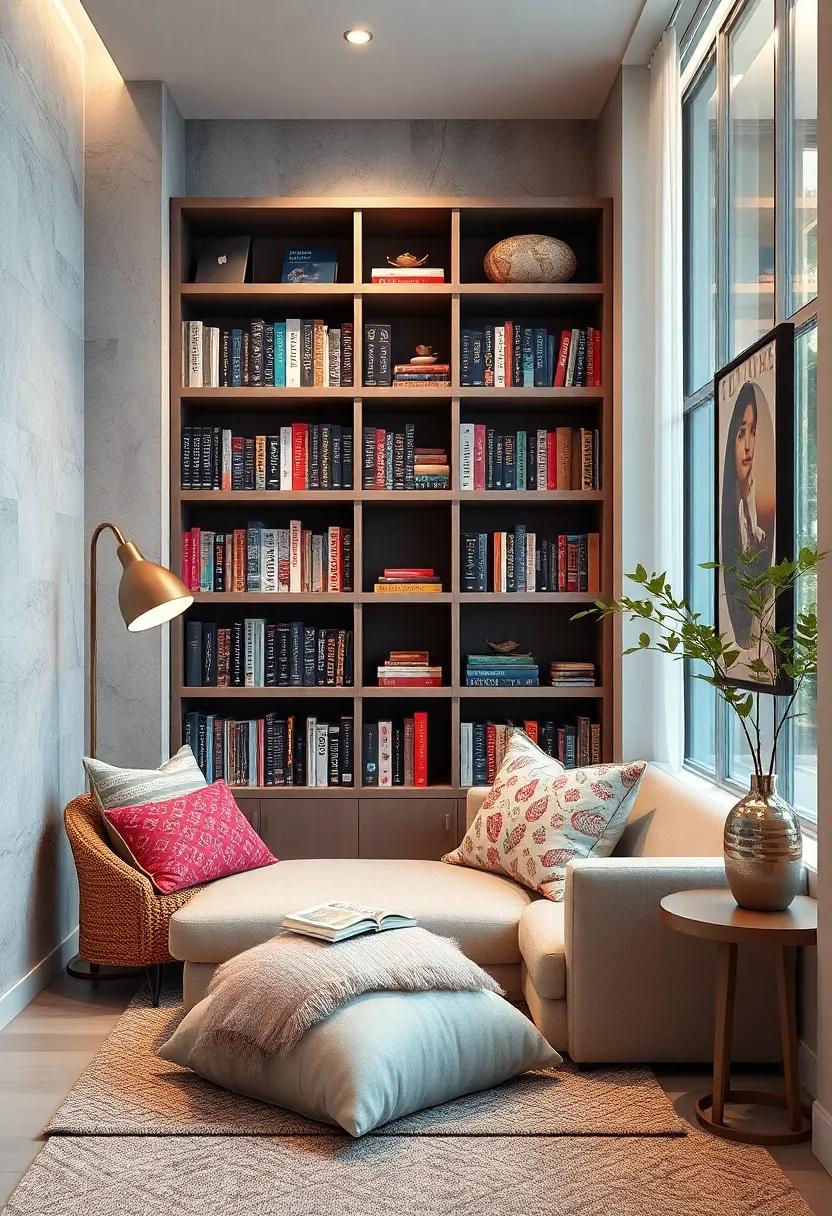 A Stylish Bookcase: Display books in an eye-catching way with a bookcase that reflects her personality,offering easy access to her favorite reads