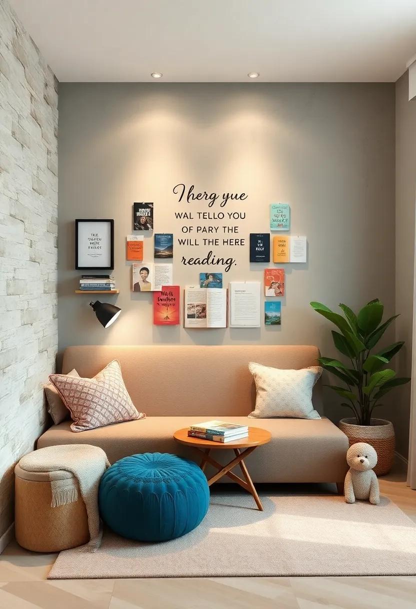 Comfy seating: Invest in a plush chair, bean bag, or even a small loveseat that invites long reading sessions with comfort