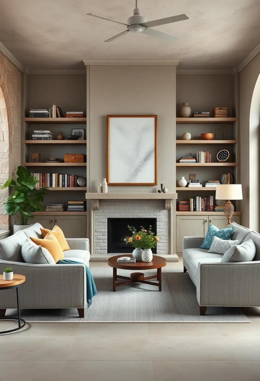 Incorporate open Shelving: Create open shelves to display your favorite ‌books, decorative pieces, and china, allowing for a personal touch