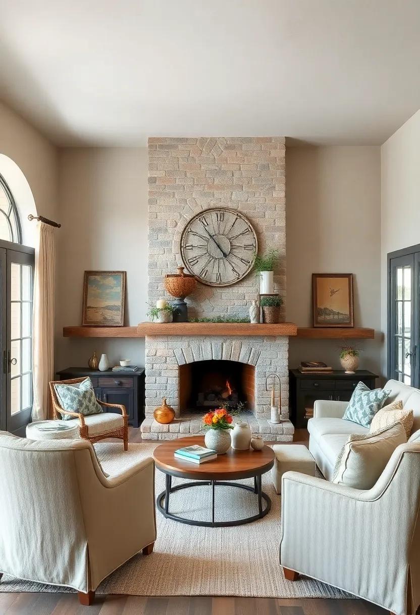 Include a Cozy Fireplace: If possible, a rustic stone or brick fireplace can serve as a stunning‍ focal ⁢point, providing warmth and charm