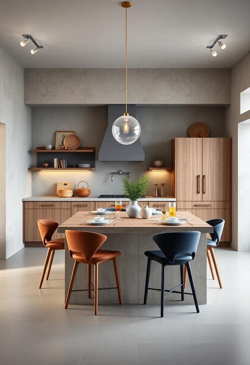 Space-Saving ⁢Solutions:⁣ For smaller ‌kitchens, consider a foldable island that can double as a dining table, maximizing functionality without sacrificing style