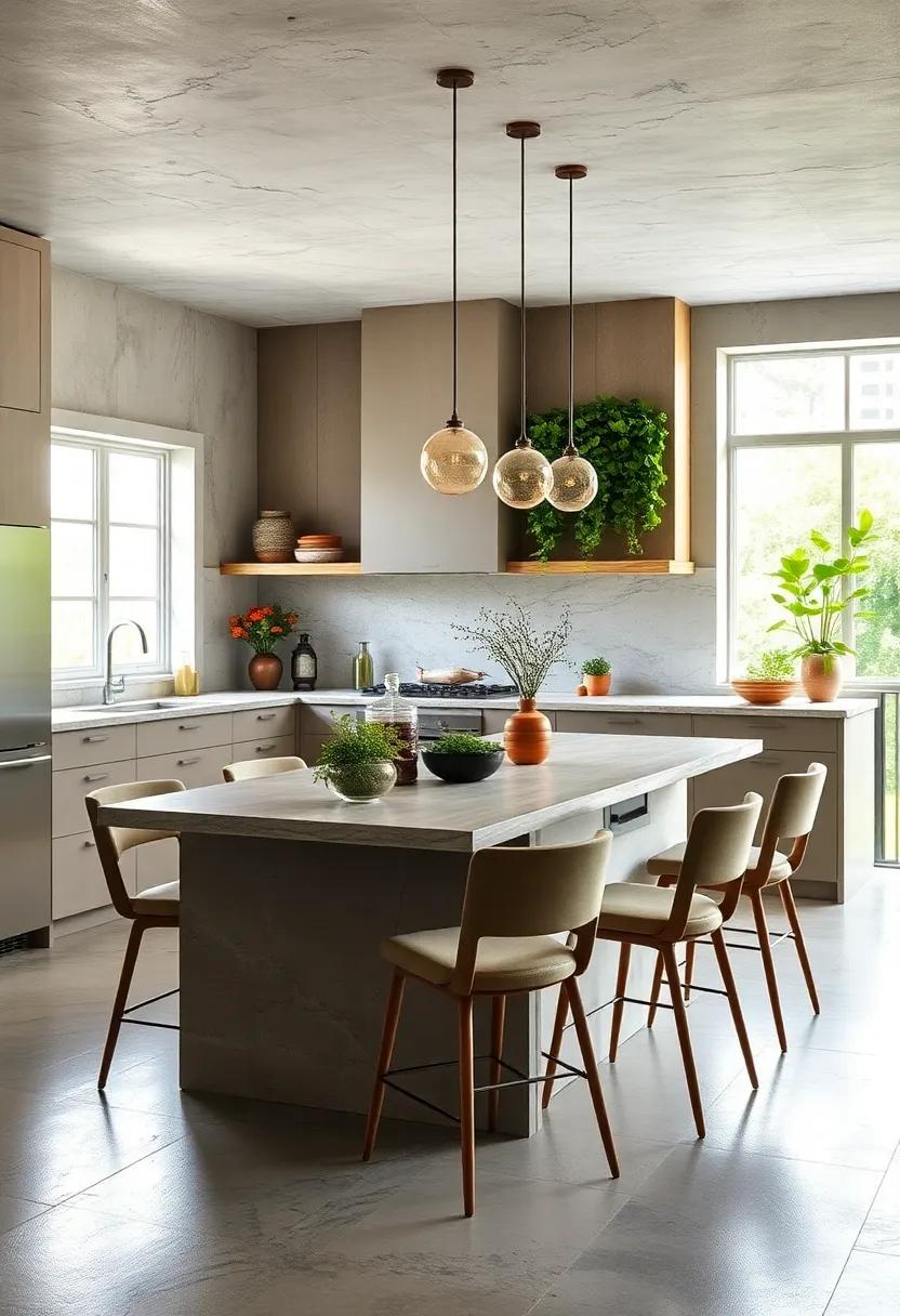 Urban Garden: Incorporate potted herbs or a small vertical garden on or around⁤ your ‌island,‌ marrying functionality with a touch ⁢of green and fresh⁤ flavors