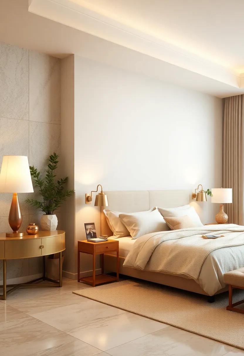 Soft lighting Options: use bedside lamps⁣ with ⁢ivory‌ shades that emit⁢ a soft glow, evoking a serene ambiance for evening reading