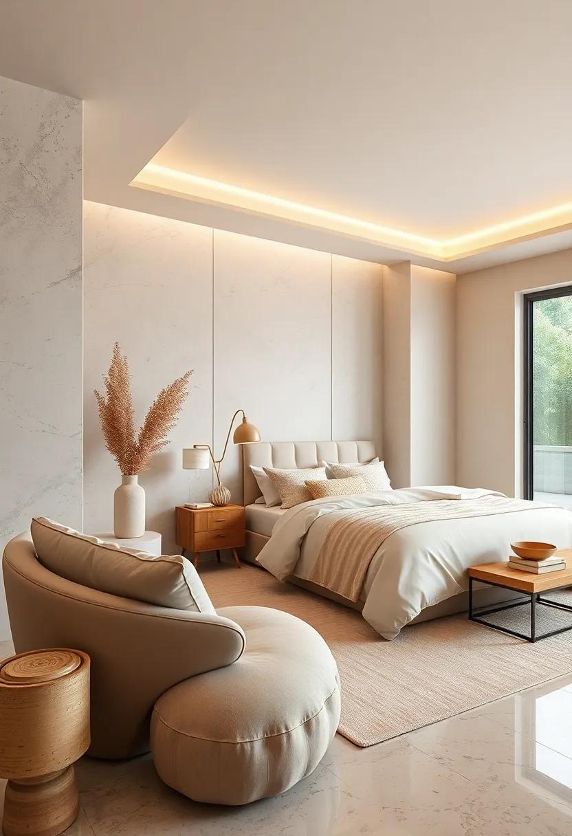 Minimalist Decor: Embrace simplicity with a few⁣ carefully chosen decor items that reflect the elegance of‌ beige and ivory