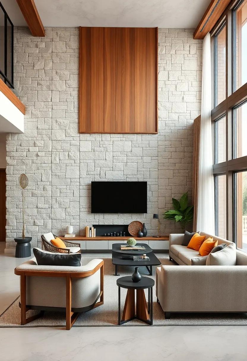 Accent Walls: Explore creative ways to use stone as an accent ‍wall, adding dimension and⁢ character to otherwise plain rooms