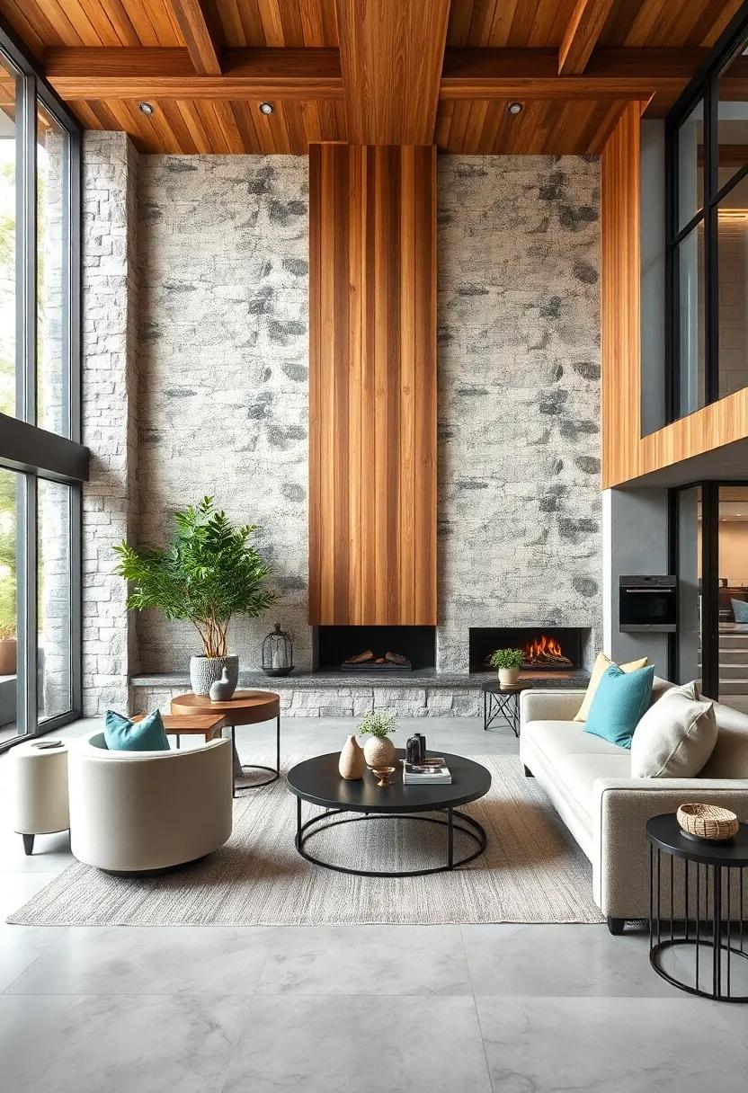Versatile Aesthetics: From rustic charm to sleek sophistication, see how stone walls and⁣ wooden accents adapt effortlessly to various design styles