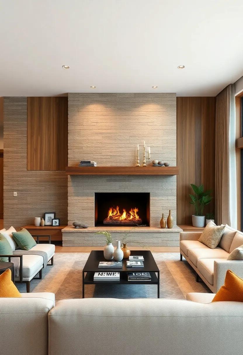 Fireplaces ‍Reimagined:⁣ See how luxury stone enhances modern fireplaces, transforming them into stylish focal points in any living area