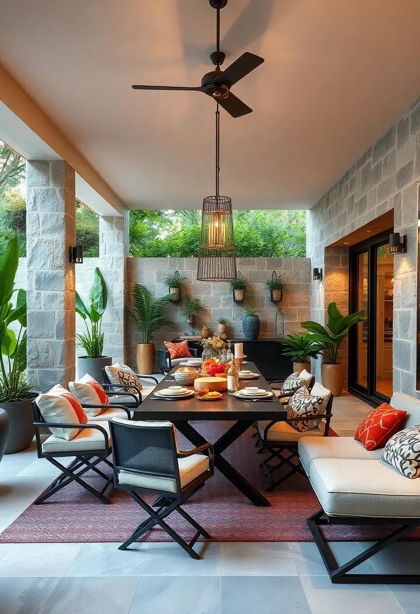 Flexibility ‌in Design: Use foldable furniture and ‍modular pieces to create ⁤a multifunctional outdoor⁤ dining area‍ that can​ easily be transformed ‌for various occasions