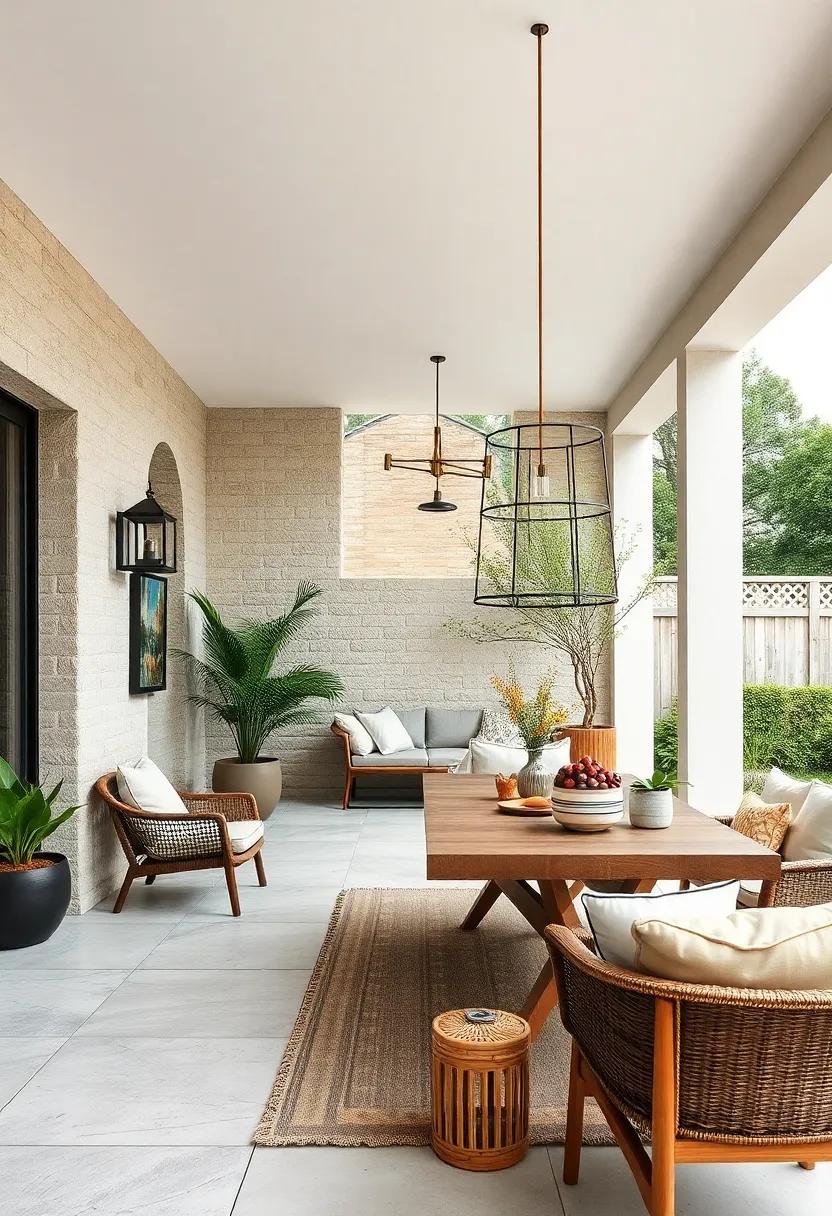 Scandinavian Simplicity: Opt for minimalistic furniture and a ⁣neutral color palette to achieve ⁤a clean and ⁢serene outdoor dining room ⁤reflective of Scandinavian ​design principles
