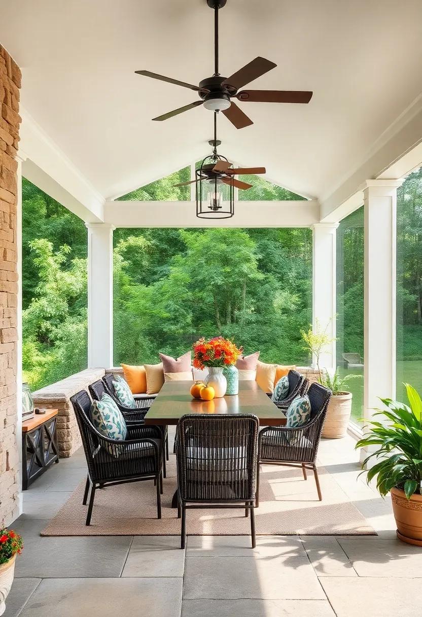 Screened-In Serenity: Construct⁣ a screened porch for ⁣outdoor dining, allowing you ⁣to enjoy the ‌outdoors without⁢ the ⁢hassle of ‌bugs or inclement‍ weather