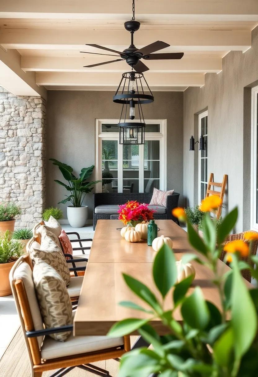 Seasonal Decor: Transition your outdoor dining decor with the seasons, using seasonal flowers, ​pumpkins, or festive decor to⁢ create⁤ an ​ever-changing and inviting atmosphere