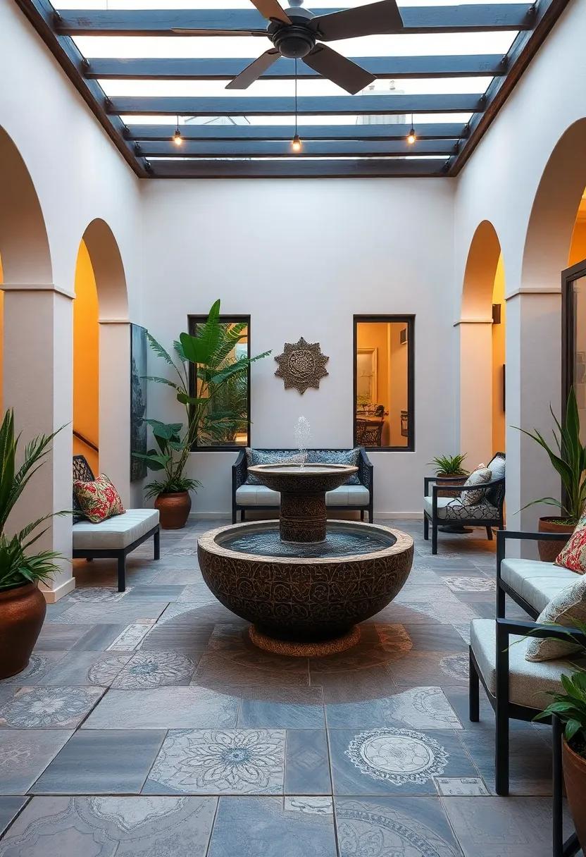 Artistic Tiles: Decorate your patio with a ⁣tiled fountain featuring intricate patterns that showcase craftsmanship and culture