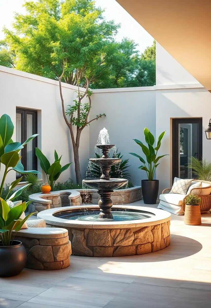 Family-Friendly Fun: Design a ⁣playful fountain with features suitable for kids, ⁣such as splash zones or water sculptures