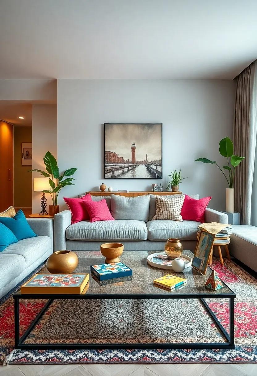 Unique Coffee Table Surprises:​ Fill your coffee table⁣ with quirky décor items, such as puzzles ⁣or games, that entertain while providing a visual feast