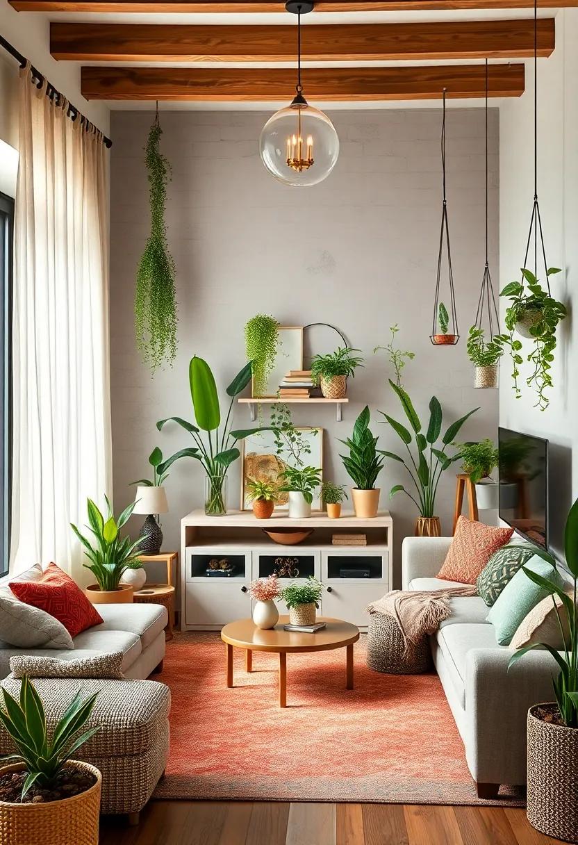 Nature-Inspired‌ Nooks:‌ Create a ⁤mini‌ indoor garden with potted plants and hanging terrariums for a breath ⁤of ​fresh air and a touch of nature