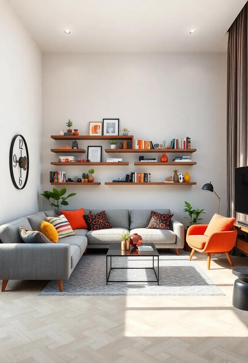 Floating Shelves of Joy: Install‍ floating⁣ shelves filled with playful knick-knacks and⁤ books that reflect your⁤ personality and passions, creating an ever-changing ‍gallery