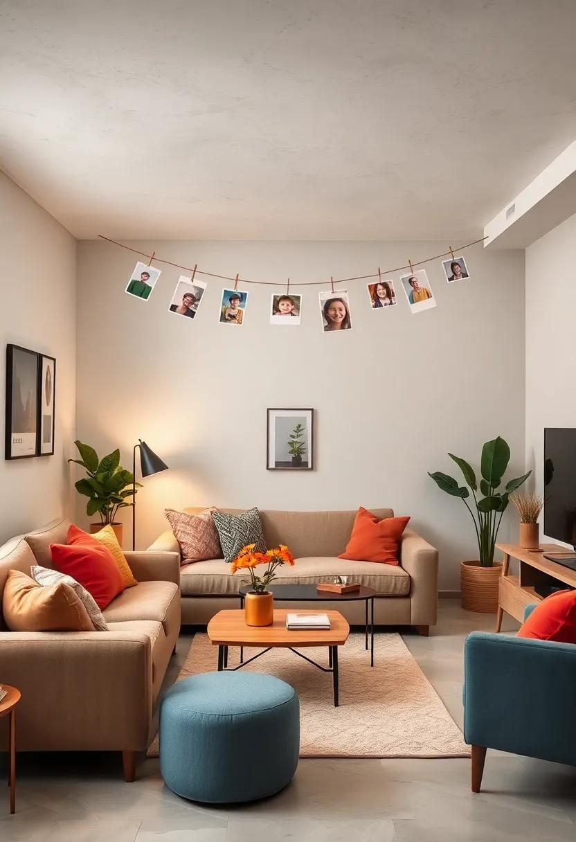 Personalized Photo⁢ Displays: ⁢Hang ⁢a clothesline of pictures, ⁣postcards, or childlike drawings​ that tell your story and‌ evoke precious memories