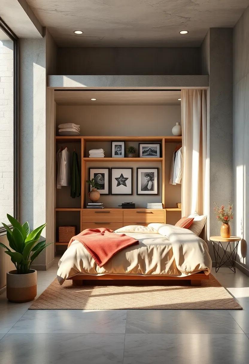 Personalize your open closet with framed photos or seasonal decorations to reflect your unique style and make the space feel distinctly yours